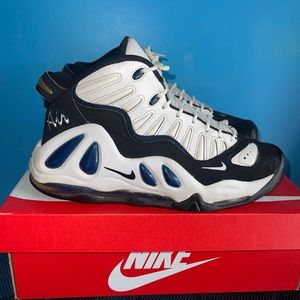 Nike Air max Uptempo 97’ Black/ White Mens 9.5
